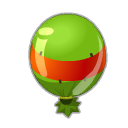 Ballon Vert Magique