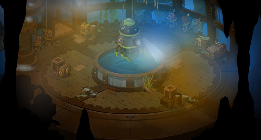 Salle 1 du donjon Aquadôme de Merkator