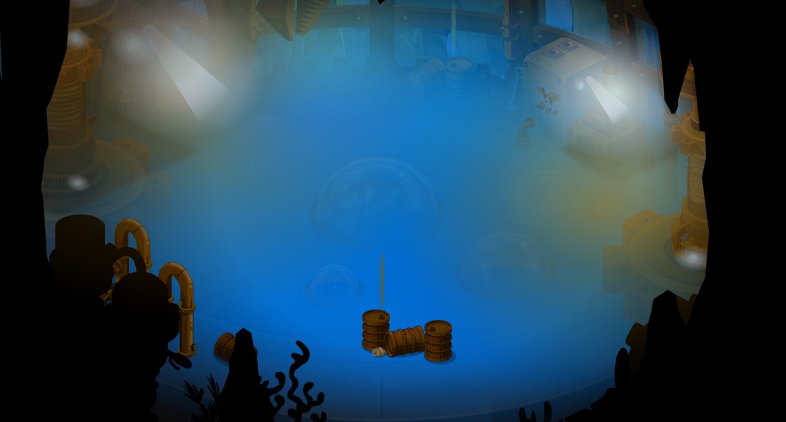 Salle 2 du donjon Aquadôme de Merkator