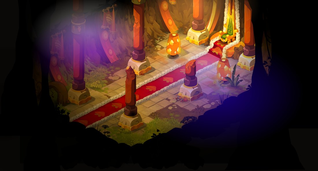 Salle 1 du donjon Château du Wa Wabbit