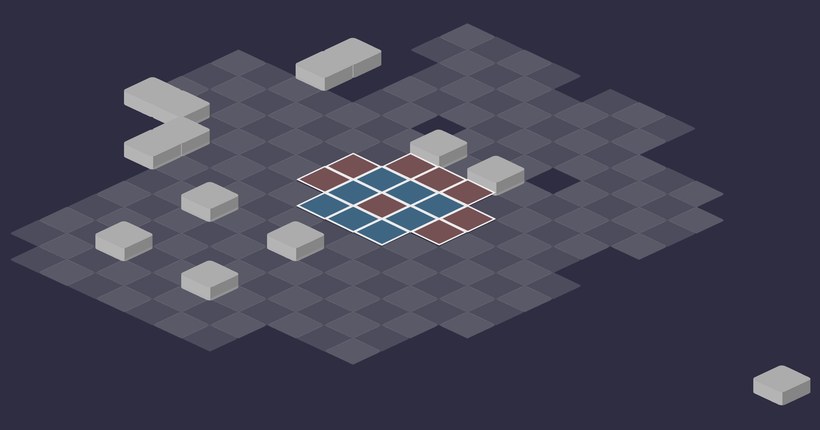 Mode tactique de la salle 5 du donjon Cour du Bouftou Royal
