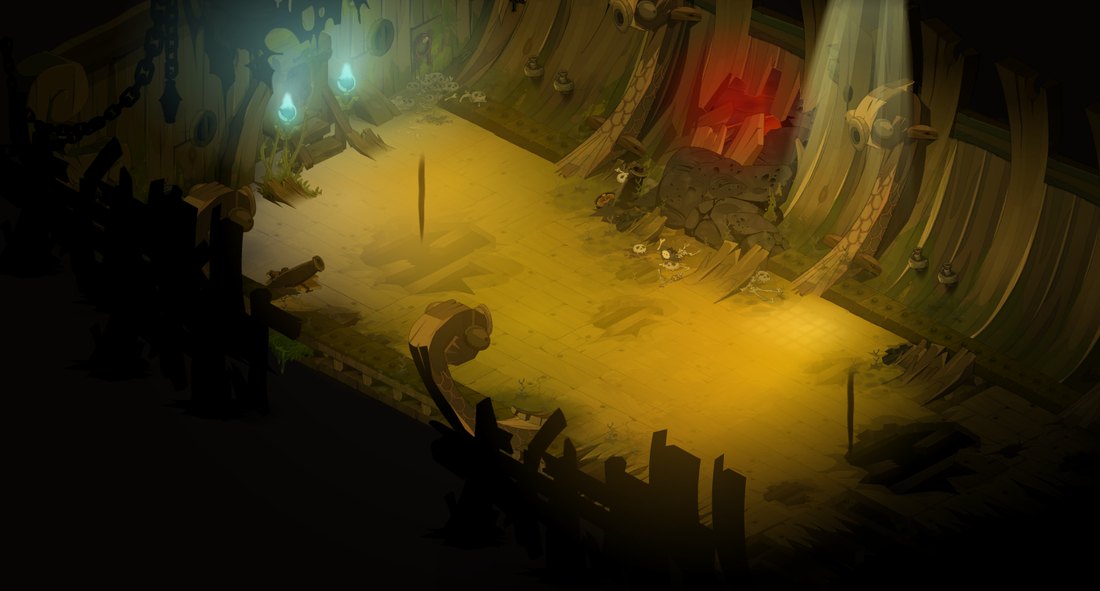 Salle 1 du donjon Épave du Grolandais violent