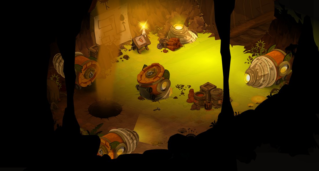 Salle 2 du donjon Terrier du Wa Wabbit